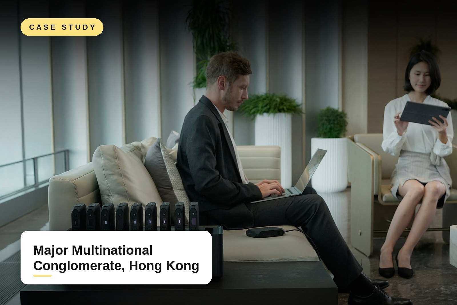 Hong Kong Office Case Study: Clean-Desk Power