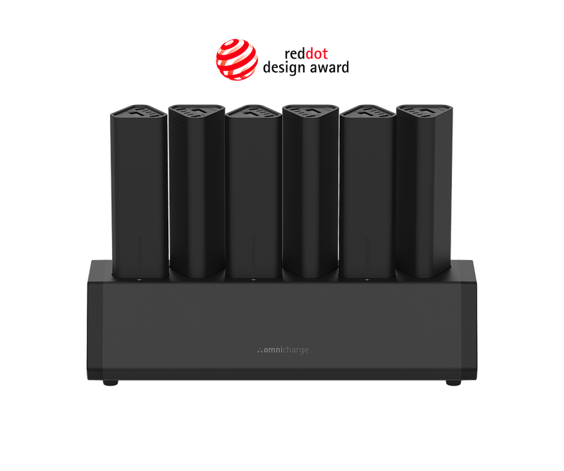 Omni Power Station 40+ 6-Bay, with AC outlet