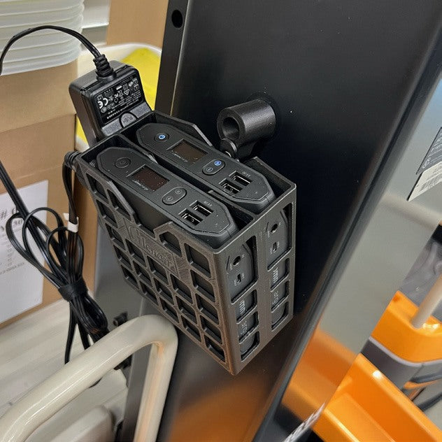 Power Station mounted on a mobile workstation